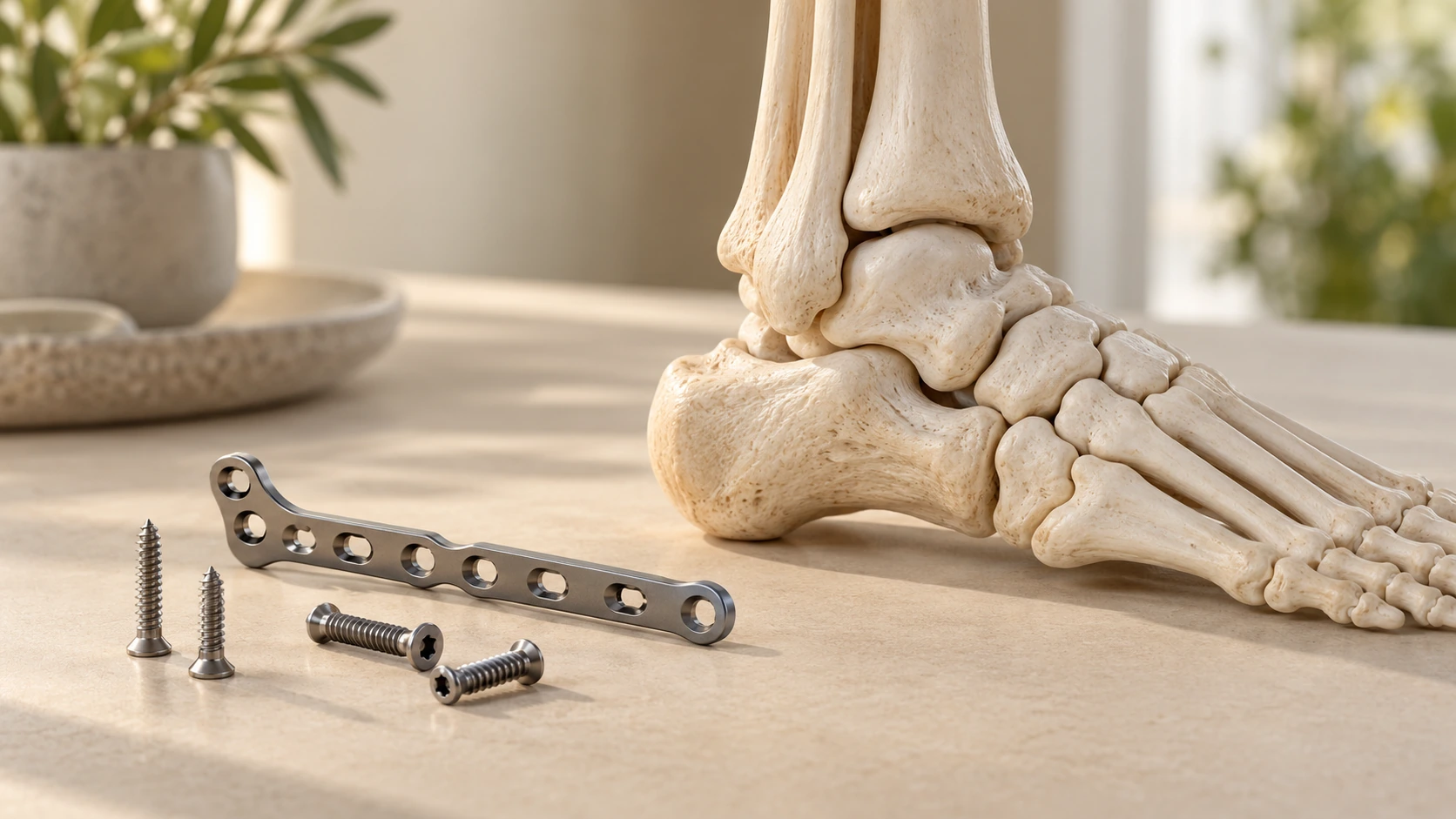 Matériel de fixation pour une fracture de la malléole médiale